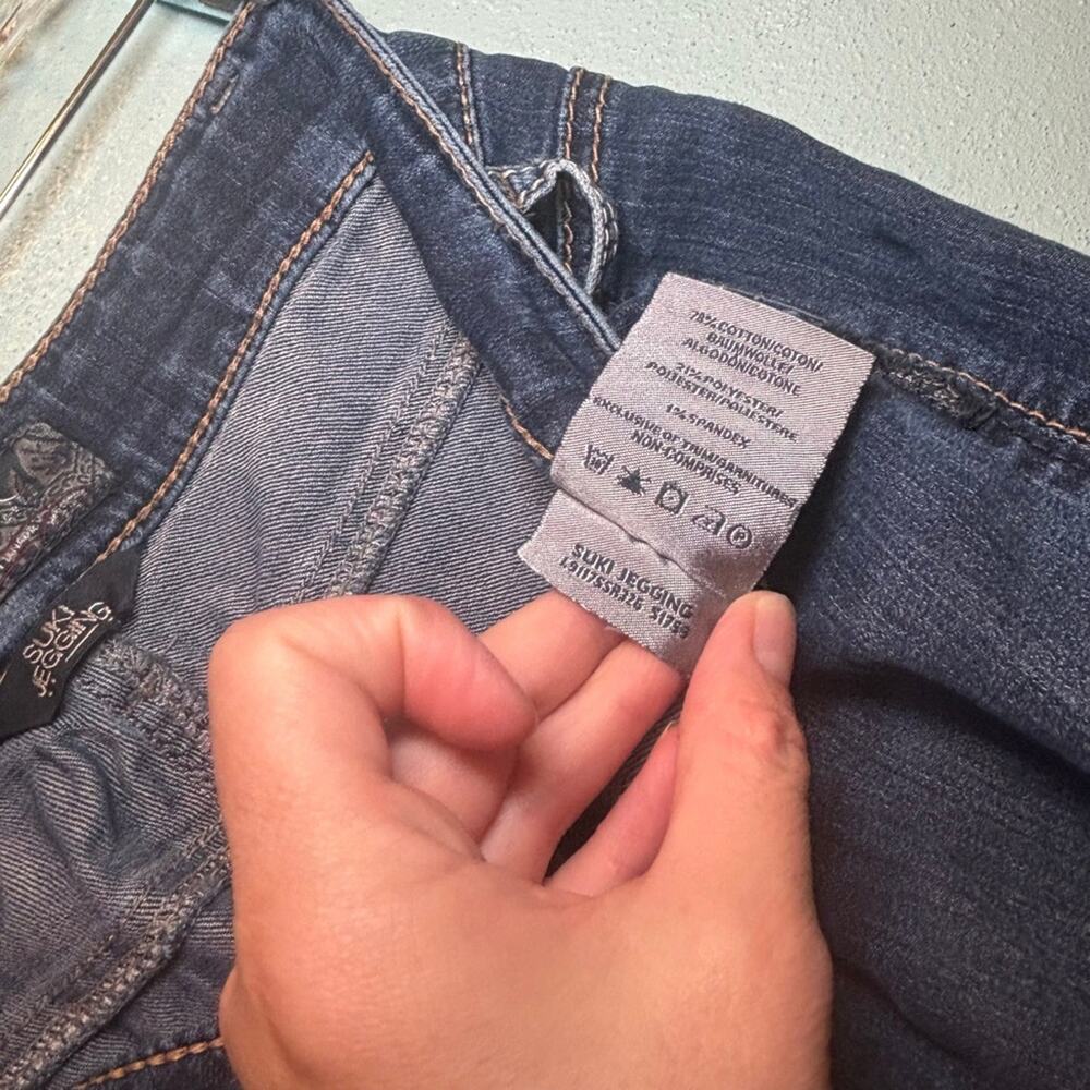 Women's Silver Jeans Co. Suki Blue Denim Jeggings Size 30 - Picture 7 of 8
